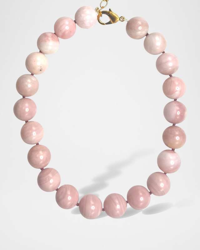 Pink Opal Extra Large Necklace